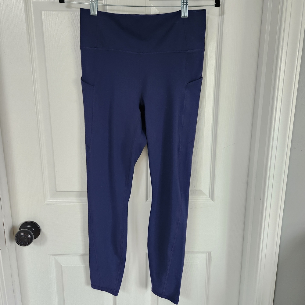 PureLuxe Fabletics Navy Leggings M - Picture 5 of 15